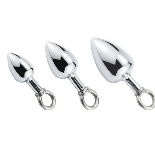 Anal Hooks Ring Anal Stainless 4663 Steel DiscreetChoice Hook Cock Set with 0807
